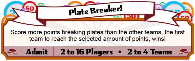 Krazy Darts Plate Breaker Game